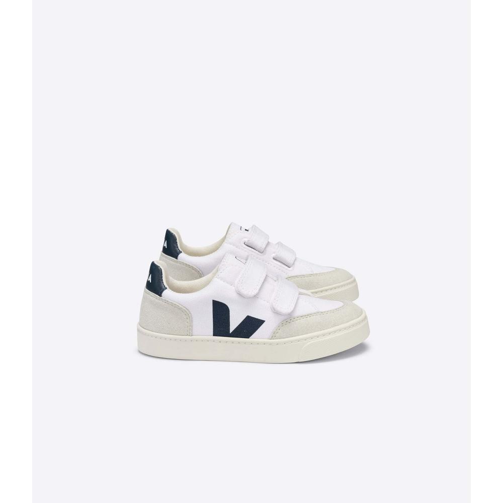 Veja V-12 CANVAS Schoenen Kinderen Wit | BE 806DFM